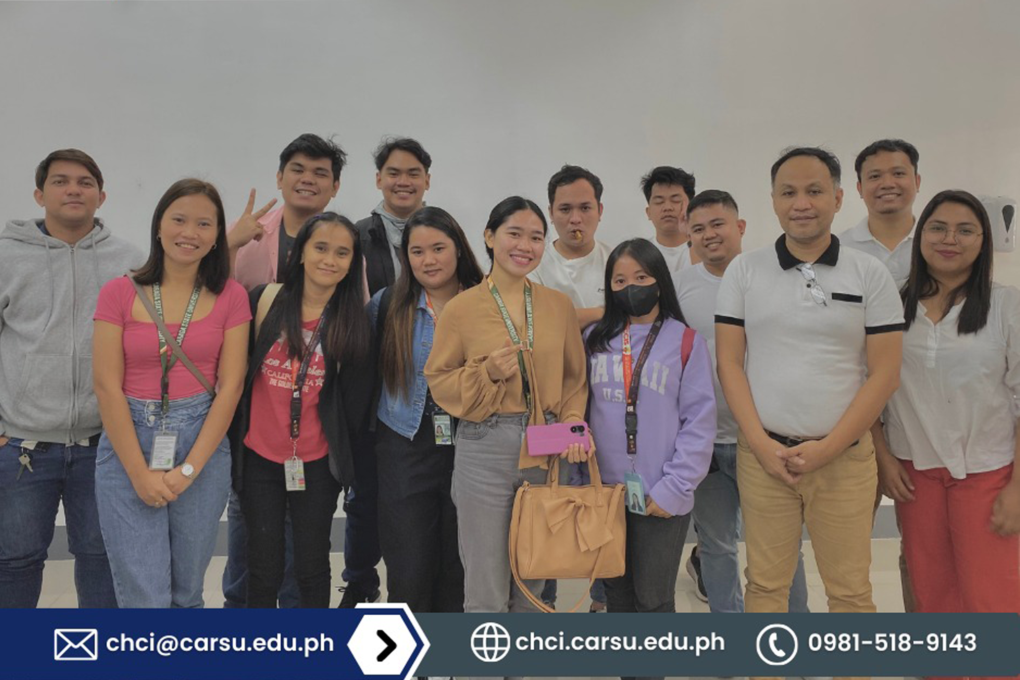 Welcoming to our New Intern Student from Caraga State University Held at Center for Human-computer interaction
